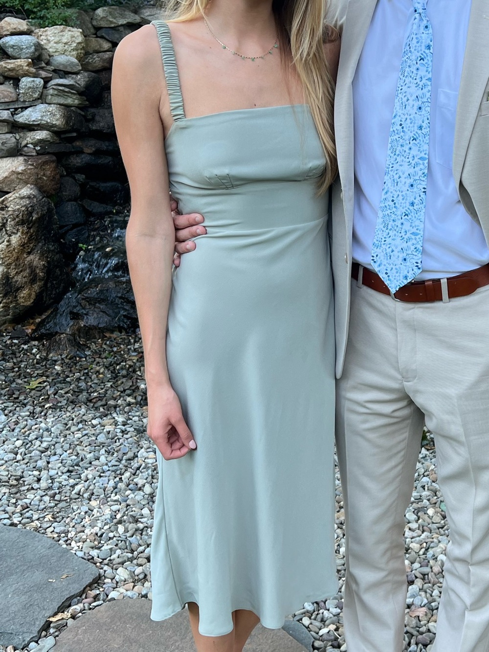 Sage Green Midi Dress